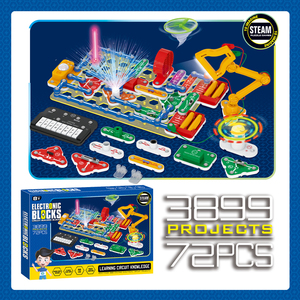 Stelo giocattolo educativo Snap Electronics Kit di circuiti elettronici blocchi elettronici Snap circuiti elettrici Kit esperimenti - Product Image 4