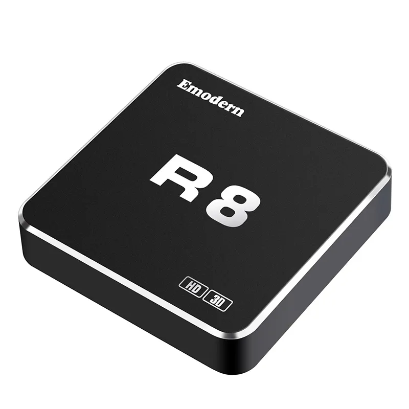 การอัปเกรดคุณภาพของภาพรองรับภาพยนตร์ R8เรื่อง Dropshipping 3D Android TV Box 4K HDR