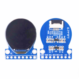 8PIN 0,71 дюймов круглый RGB 160*160 GC9D01 драйвер 8PIN SPI интерфейс TFT ЖК-дисплей модуль - Product Image 1