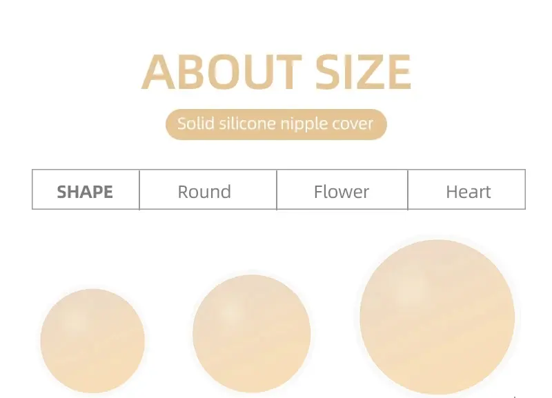 Chất Lượng Cao Tái Sử Dụng Không Có Keo Silicone Núm Vú Pasties Sexy Phụ Nữ Dày Khỏa Thân Rắn Silicone Màu Thiết Kế Bao Gồm