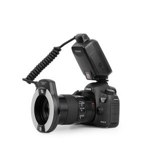 Canon kamera için YONGNUO YN-14EX TTL makro halka flaş ışığı yanıp söner Ce kablosuz uzaktan kumanda Xenon Speedlite flaş tüp - Product Image 1