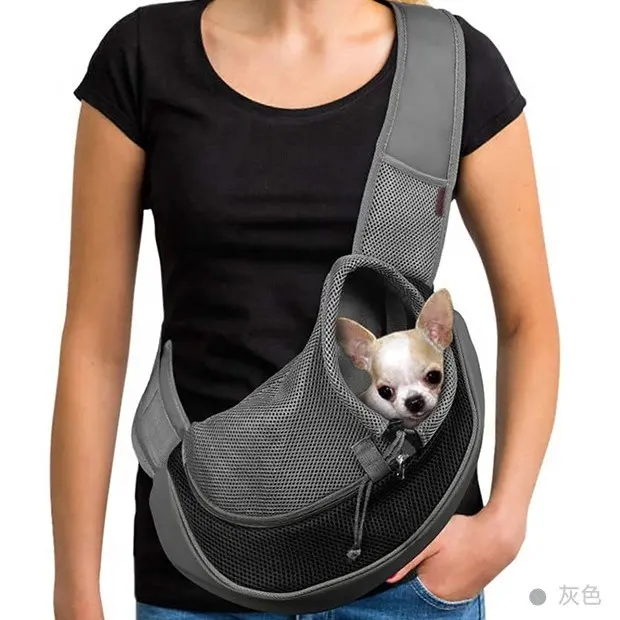 Wholesale Outdoor Walking Portable Adjustable Dog Bag with Poop Bag Holder Waterproof Dog Treat Cross-body Bag Backpacks