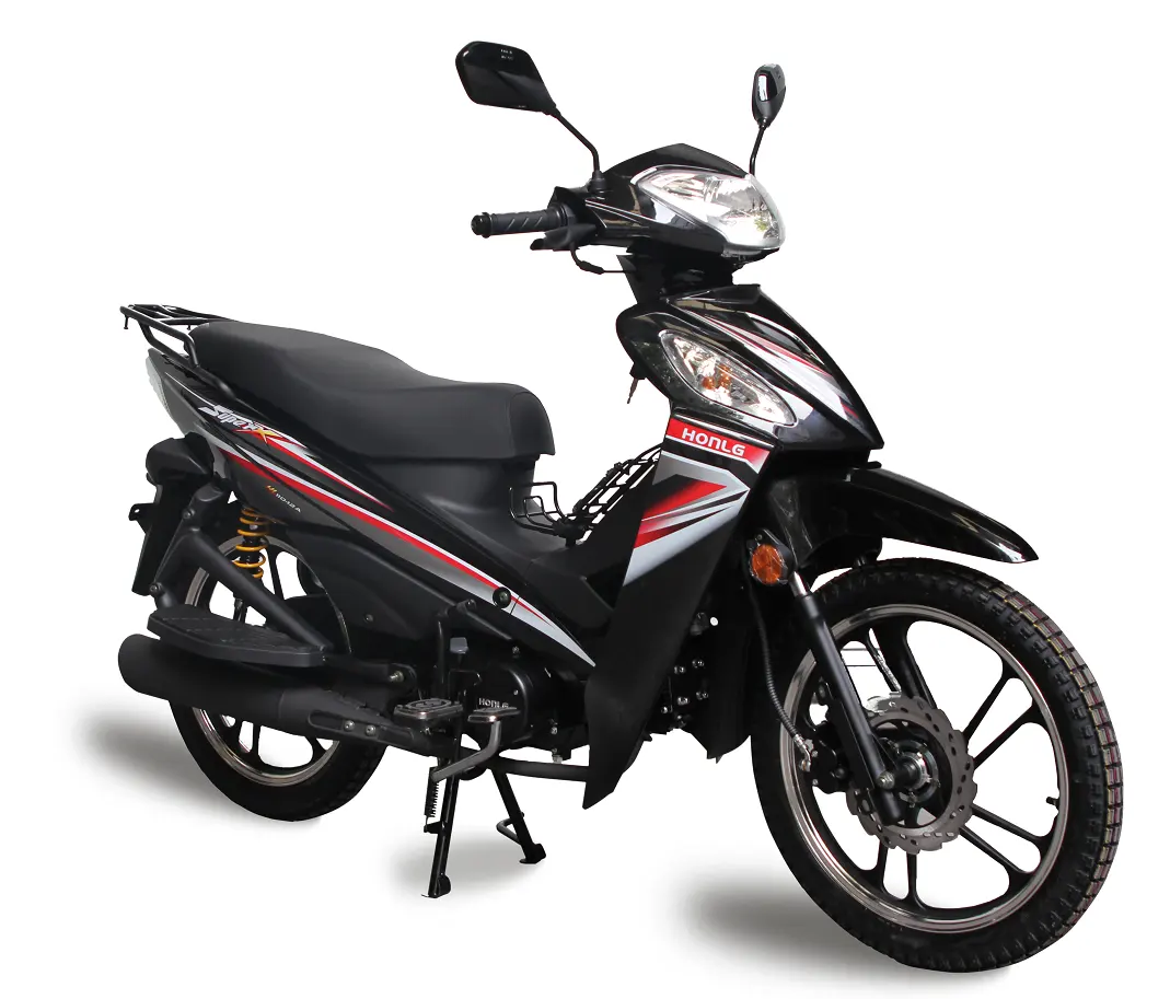 Honlg Kualitas Tinggi Pendingin Udara 125cc 4 Tak Sepeda Motor Underbone Bertenaga Bensin Versi Ditingkatkan Gelombang Wanita Cub