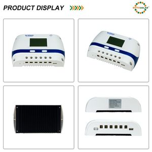 GOTO SOLAR Serie LT Venta caliente 10A 20A PWM Controlador de cargador solar inteligente con terminal de aleación y sin pantalla de amperios - Product Image 2