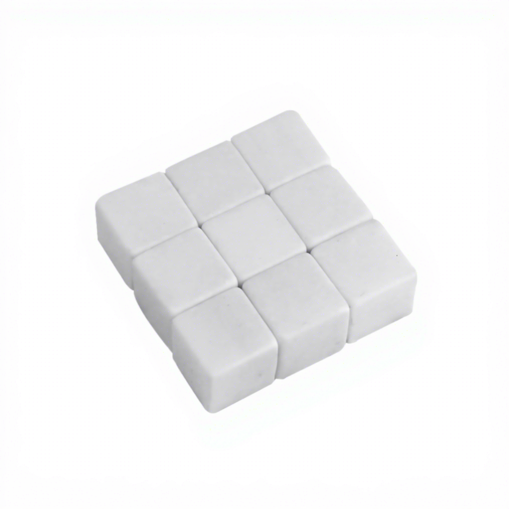 Blanco - 9 piezas Piedra de mármol para whisky
