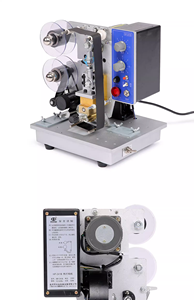 HP-241B stampante semiautomatica del codice del nastro di colore della macchina da stampa elettrica del riscaldamento di calore del nuovo pannello digitale - Product Image 5