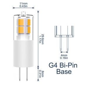 Ce RoHS Flickering Free 3000K 4000K 6500K G4 G9 <strong>LED</strong> Light Bulb with 12 <strong>V</strong> and <strong>220</strong> <strong>V</strong> - Product Image 4