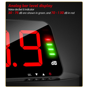 OEM ODM TASI TA653A 13-Inch LCD Decibel Meter Large Wall Mount Sound Level Meter 220V with 1-Year Warranty - Product Image 4