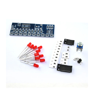 NE555 + CD4017 işık su akan LED ışık modülü DIY kiti - Product Image 1