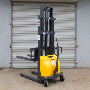 Elektrikli istifleyici 1ton <span class=keywords><strong>1</strong></span>.5ton 2ton fork lift güç istifleyici forklift yarı elektrikli forklift
