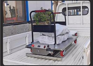 Ximulek Vehicle-mounted Hydraulic Trolley Features One-button Lifting <strong>and</strong> <strong>Automatic</strong> <strong>Loading</strong> <strong>and</strong> <strong>Unloading</strong> Safe Durable Foldable