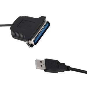 通用串行总线并行IEEE 1284适配器电缆，带36针支撑聚氯乙烯护套和旧打印机和扫描仪的编织屏蔽 - Product Image 5
