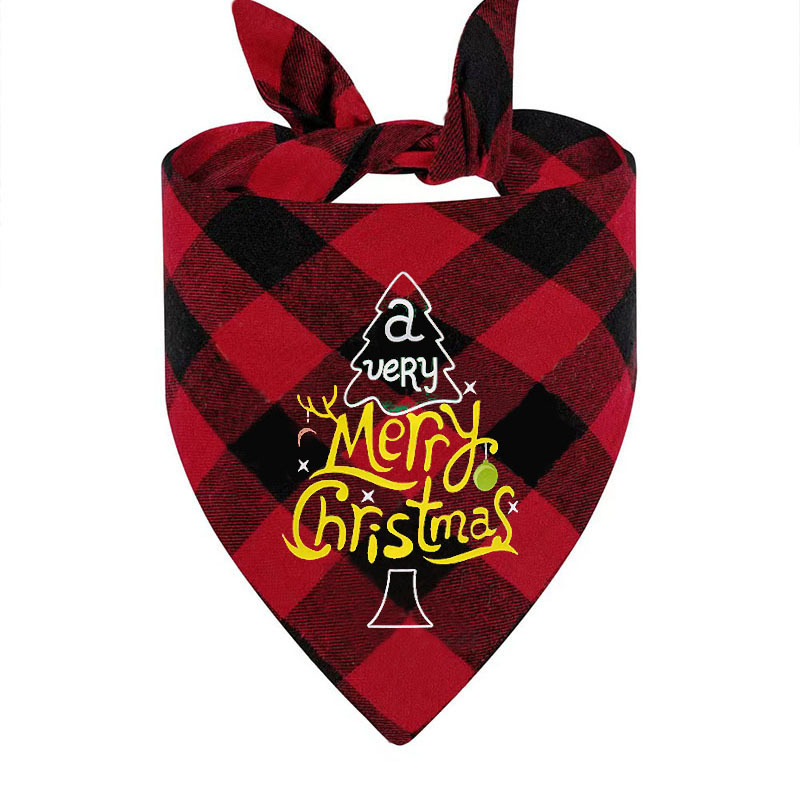 Motif d'arbre de Noël rouge