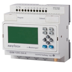 用于自动化控制器的WiFi PLC EXM-12DC-DA-R-N-HMI可编程继电器 - Product Image 1