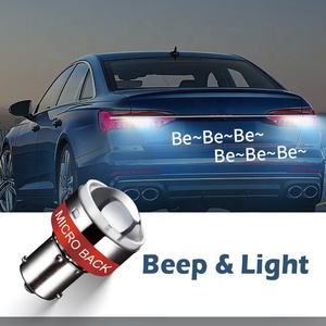 Süper parlak 12V otomatik LED geri ışık ampuller bip araba Alarm sistemi ile yeni durum evrensel voltaj - Product Image 3