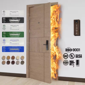 Tiêu Chuẩn Úc A1905 As1530 Phòng Khách Cửa Gỗ Khách Sạn Cháy Cửa Thoát Với Căn Hộ Cửa Ra Vào - Product Image 2