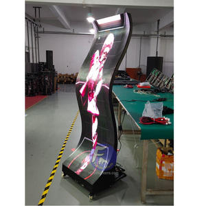 Pannello del modulo dello schermo pubblicità dell'interno flessibile prezzo a colori personalizzato P2.5 bordo curvo Smd piccolo Display a Led - Product Image 1