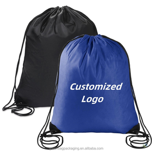 Drawstring Bags With Custom Printed Logo Promotional Draw <strong>String</strong> Flat Bottom Merchandising Personalizado Publicitario - Product Image 2
