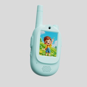 Walkie Talkie Video HD Kanal Tunggal 2 Buah untuk Anak, Layar 2 Inci, Interkom Lucu dengan Pengubah Suara, Mainan untuk 2 Anak Bermain - Product Image 4