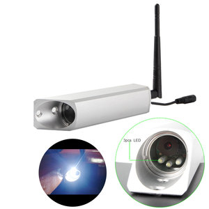 Kit de câmera digital sem fio IP68 para empilhadeira, 2.4 GHz, à prova d'água, HD, 7" e monitor de 7 polegadas, sistema de câmera de segurança sem fio com 7 monitores