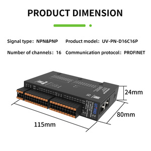 Wholesale Price 16 Digital <strong>Input</strong> and <strong>Output</strong> Remote IO Module Profinet <strong>Plc</strong> Programming <strong>Controller</strong> - Product Image 2
