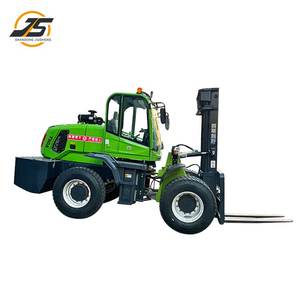 Hot Sale All Terrain Multi-funcional Four-wheel Drive Off-road Empilhadores Assento Integrado Carregando e Descarregando Manuseio