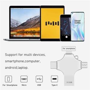 1Tb Usb Flash Drive 4 In 1 multifunzione Otg Usb Flash Drive Android tipo-C disco di memoria 3.0 Pendrive per telefono cellulare - Product Image 5