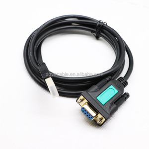USB2.0オス-RS232DB9ピンオスコンバーターケーブル1.8mプリンターデータケーブル、充電機能付き5V/12VUSBケーブル - Product Image 5