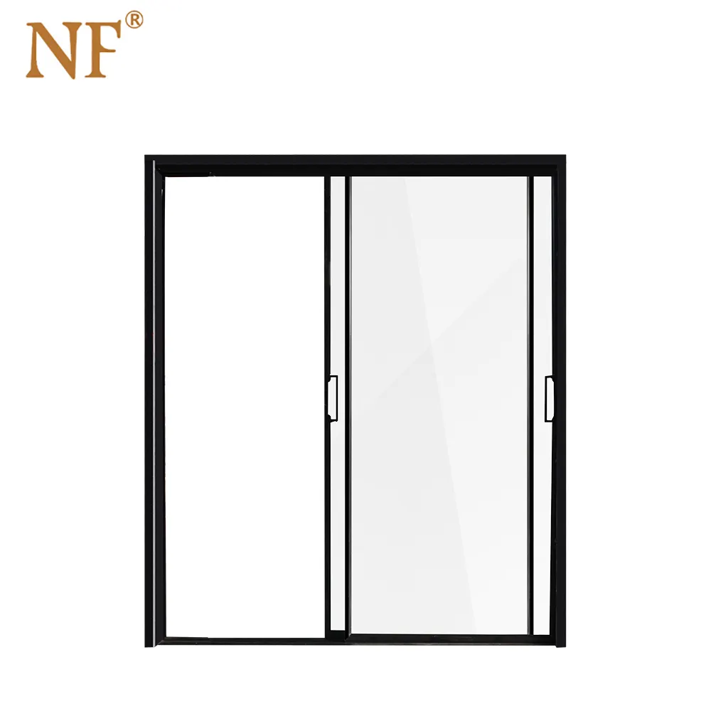 Foshan NF de aluminio 3 panel de puerta corredera de precio
