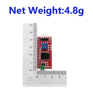OKY3437-1 Adapter modul LCD1602 mit IIC/I2C-Schnittstellenadapterkarte 1602 Modul Rot - Product Image 6