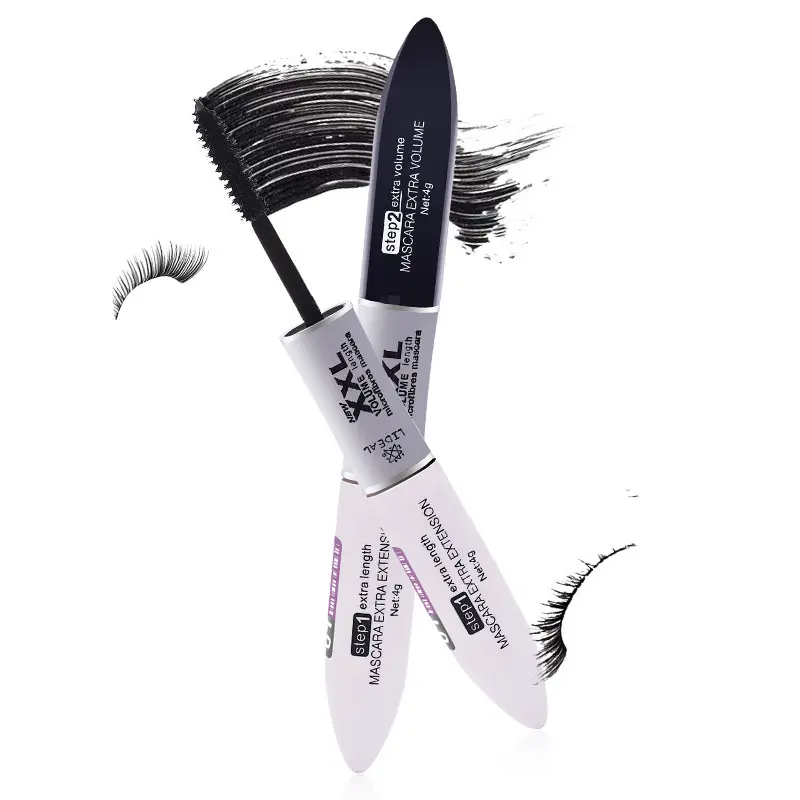 LIDEAL microfibres volume e lunghezza doppia testa mascara trucco degli occhi ciglia enhancer ciglia impermeabile no blooming