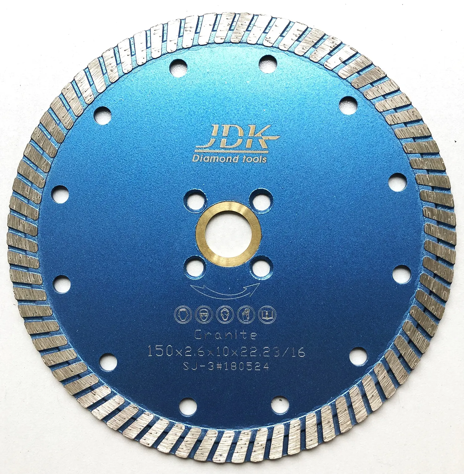 JDK-hoja de sierra de diamante seca para disco de corte pequeño de granito, herramientas de diamante de 6 pulgadas y 5 pulgadas