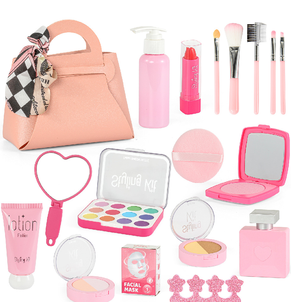 Ensemble de maquillage de simulation D Superhouse avec sac
