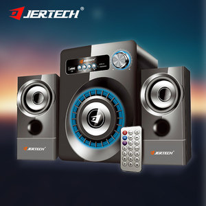 JERTECH SBK-8010 hoparlör kutusu Powered stüdyo Karaoke parti DJ LED ışık bilgisayar için kablolu Bluetooth hoparlörler - Product Image 1