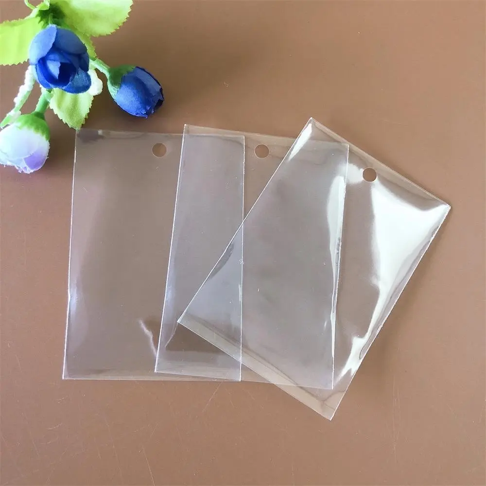 Wholesale garment accessory transparent plastic opp bag for Clothing Hang Tags