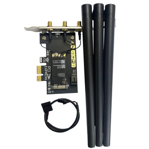BCM943602CS无线卡适配器802.11AC桌面Wifi卡BT 4.0桌面WLAN卡PCI E，带3个用于iOS/OS X的天线 - Product Image 1