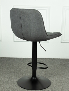 Customized Colorful Soft Seat Breakfast Island Chair Bar Stool Height Adjustable <strong>Revolving</strong> Bar Chair - Product Image 4