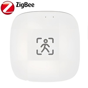 24G Tuya <strong>Zigbee</strong> Smart Iot Wall Mount Millimeter Wave radar Human Presence Motion <strong>Sensor</strong> with Luminance Distance <strong>Detection</strong> - Product Image 1