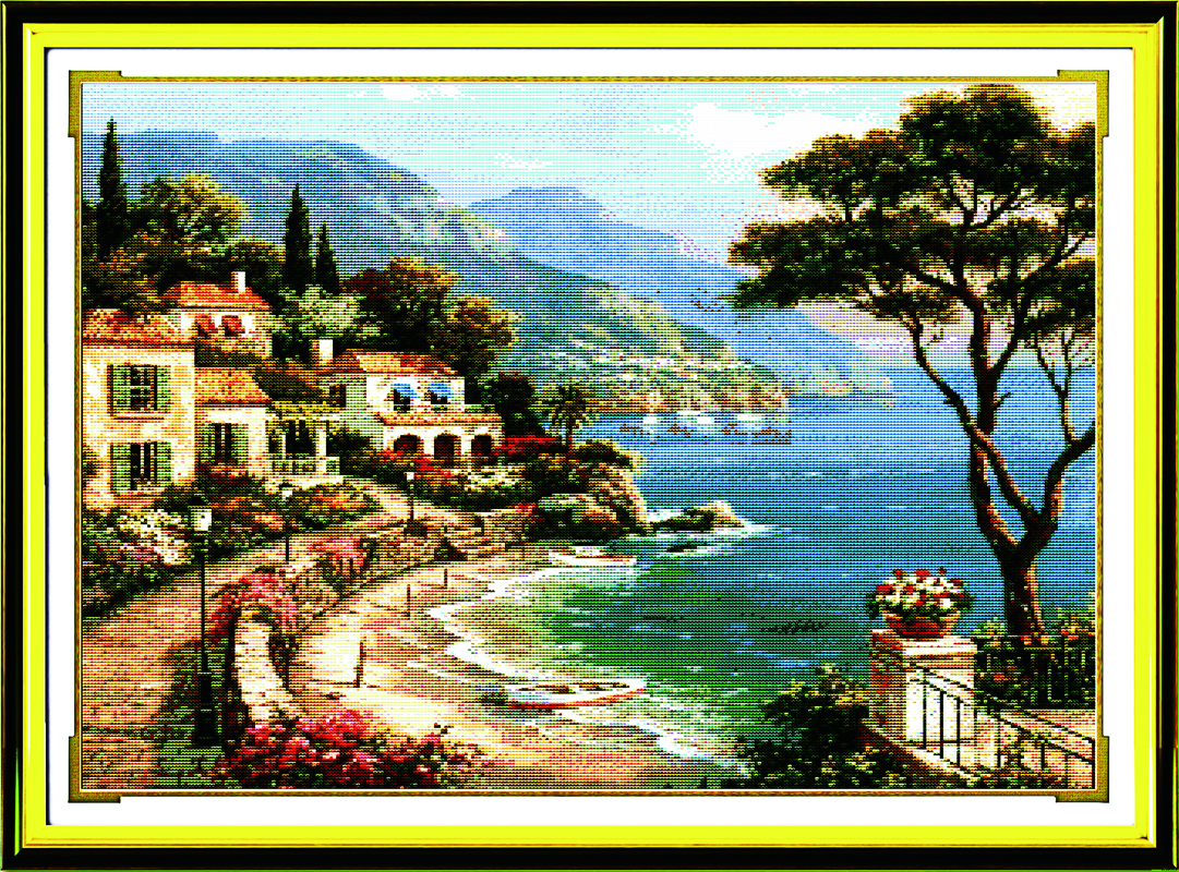 scenery cross stitch