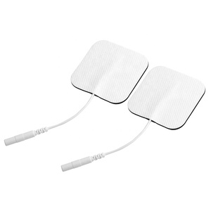TENS unit mesin EMS untuk bantalan elektroda perekat pereda sakit pad persegi kompatibel elektroda hidrogel chiropraktik portabel - Product Image 3
