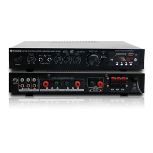 Ktv Home Theatre System 2 Mics <strong>Input</strong> Speaker Mixer Professional <strong>Audio</strong> Stereo Power <strong>Amplifier</strong> Board LDZS 5.1 Channel Nobsound - Product Image 1
