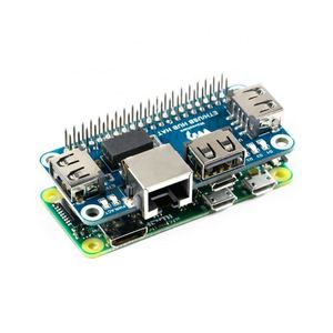 RUIJIA Puerto de red RJ45 HUB USB Raspberry Pi 4 Zero W USB a Ethernet