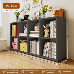 Tủ sách thép kalex lưới kệ đơn vị mô-đun Tầng-đứng lưu trữ giá rèn sắt treo tường lưu trữ tủ - Product Image 5