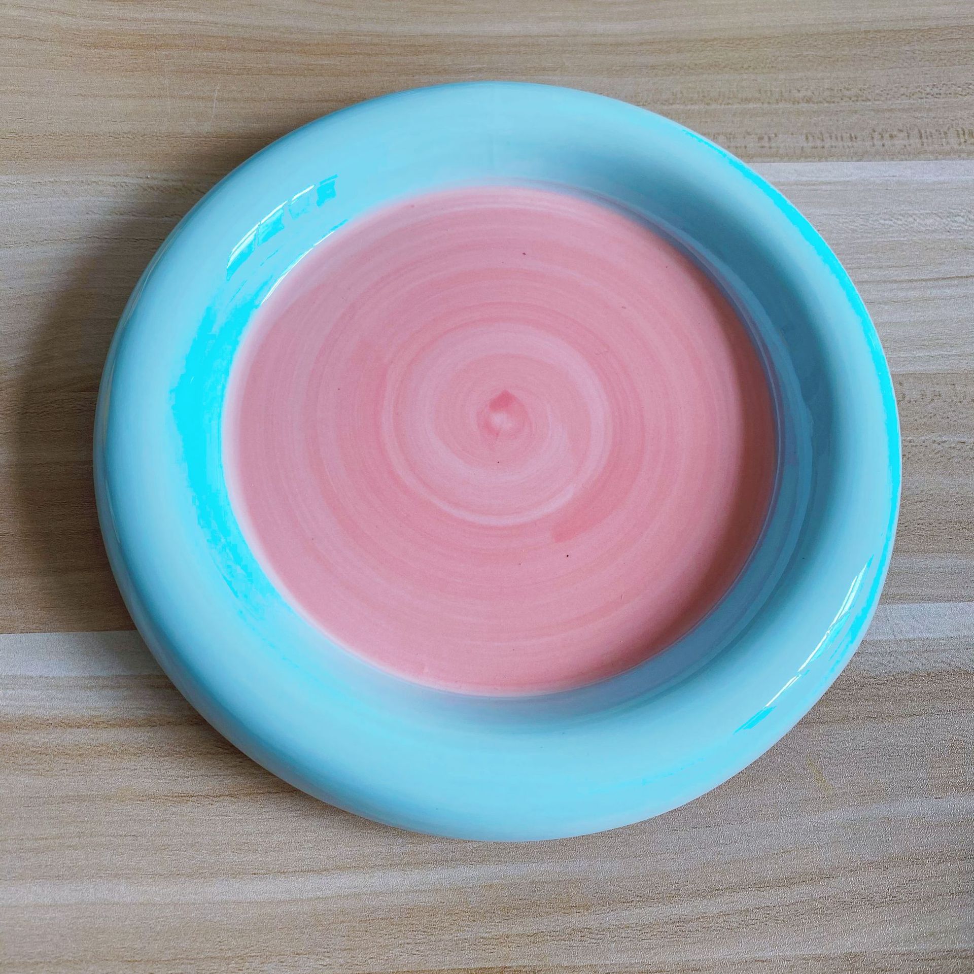 Blue rim + pink