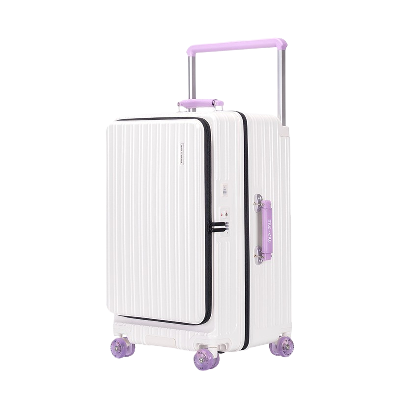 White with purple