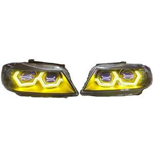 Modifiye OSS farlar ile RGB X ışık iki renkli DRL anahtarlama için BMW 3 serisi E91 E90 LED far Xenon LED 2005-2012 - Product Image 1