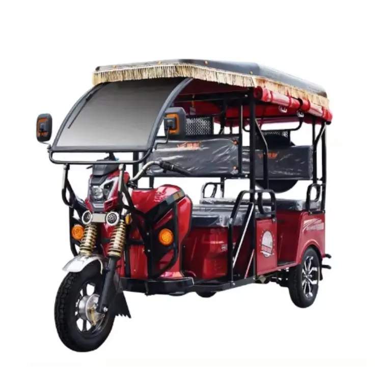 Beliebtes und meistverkauftes Modell Ladekapazität 6 Personen Rickshaw elektrisches Dreirad 3 Räder
