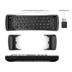 Originale mini NEO A3 Wireless Air Mouse con ingresso vocale QWERTY tastiera sei assi giroscopio remoto per mini Media Hub TV Box - Product Image 2