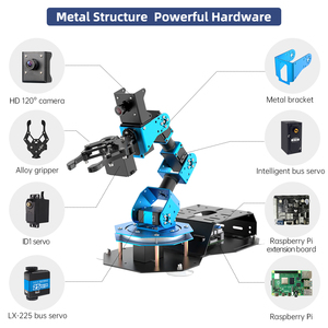 ArmPi FPV ROS AI Vision Python Open Source Programmier bare Raspberry Pi OpenCV ROS Roboter-Desktop-Roboterarm-Kits