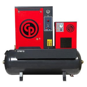 Chicago compressore pneumatico 8bar 10bar 7HP CPM 7 TM rotativo a vite con serbatoio aria 250L
